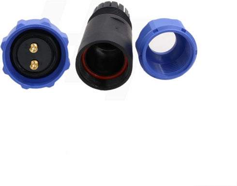 AC200MAX AC300 EP500 RV 2 Pin Aviation Circular Connector 12V 30A Power for BLUETTI DC Output Waterproof IP68 4-12mm Cable Plug Male Contact...