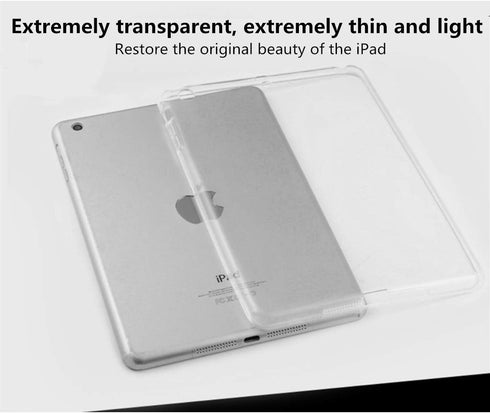iCoverCase for iPad Mini 1/2/3 Clear Case, Ultra-Thin Transparent Soft TPU Back Cover Flexible Protective Skin Case for iPad Mini 1/2/3 (7.9") -Cl...
