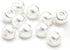 10mm Round White Pearl Buttons for Sewing, Shirts, Skirts, Wedding Dresses, Handmade Decorations, DIY Crafts (50pcs 10mm(0.394inch))...