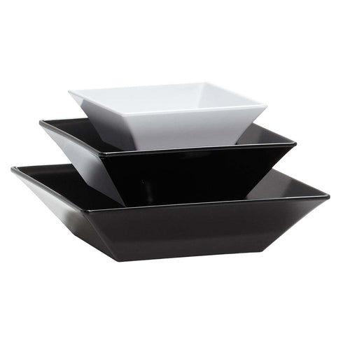 G.E.T. ML-246-BK 1.6 qt. Square Bowl, Black...