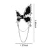 Butterfly Brooch Pin Tassel Chain Brooch Butterfly Accessories for Women Girls Black Butterfly Pins and Brooches Chain Pin Brooch Butterflies Pins...