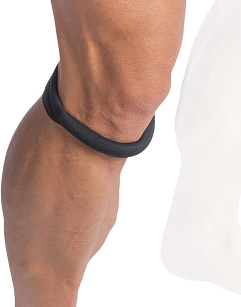 Cho-Pat Original Knee Strap, Patella Support for Runner’s Knee, Jumper’s Knee, Osgood Schlatter’s, and Chondromalacia, Black, Small...