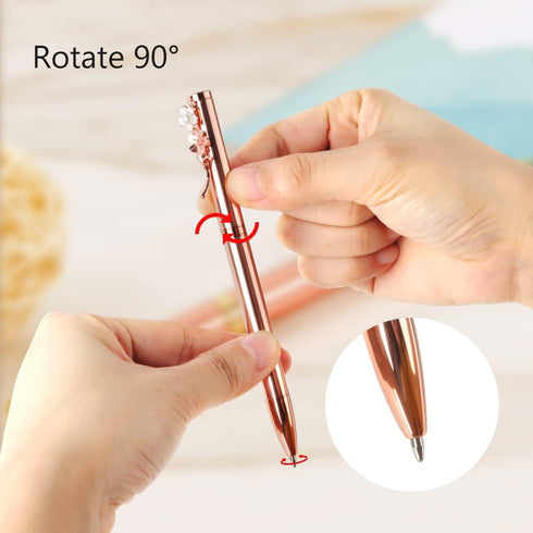 Owfeel Desk Accessory Kits Rose Gold 4pcs Acrylic Stapler & Tape Dispenser Set, Tape & Stapler Desk Set Rose Gold As The Halloween Chirismas Thank...