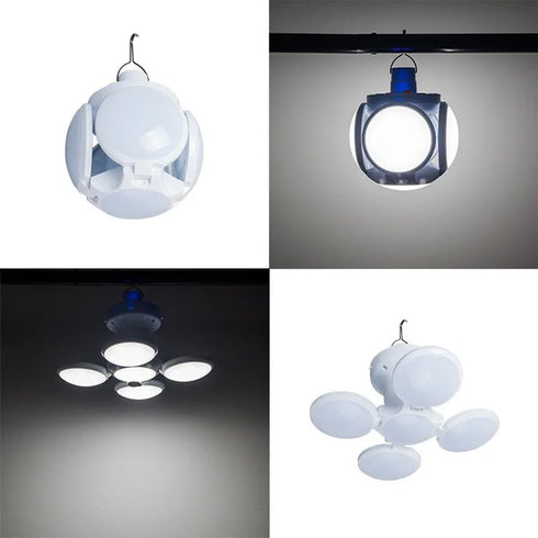 Solar Multi-Functional Emergency LED Light Bulb with USB Charging, foldable light bulb ?Outdoor led bulbs ideal for Power Outage, Tent Camping, Fi...