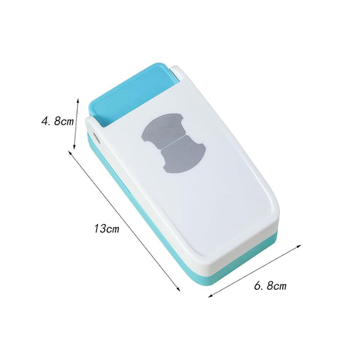 Tab Punch Handheld Folder Punch Loose Leaf Separator Label Punch Craft Paper Punch Cutter Puncher for Classification File, Round...