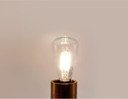 Dream lighting LED Edison Bulb 3W, 150 Lumens, Neutral White 3500K, LED Vintage Replace Globe Dinette Light Fixtures, pack of 2...