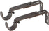 Ivilon Adjustable Brackets for Curtain Rods - for 7/8 or 1 Inch Rods. Set of 2 - Oil Rubbed Bronze...