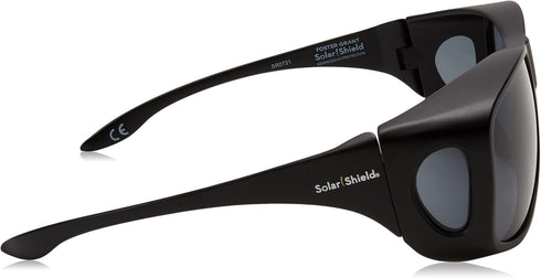 Dioptics unisex adult Solar Shield-classic Fits Over Sunglasses, Grey, 66 mm US...