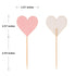 Donoter 48 Pcs He Asked She Said Yes Cupcake Toppers Diamond Ring Heart Cake Picks for Wedding Engagement Party Table Decorations...