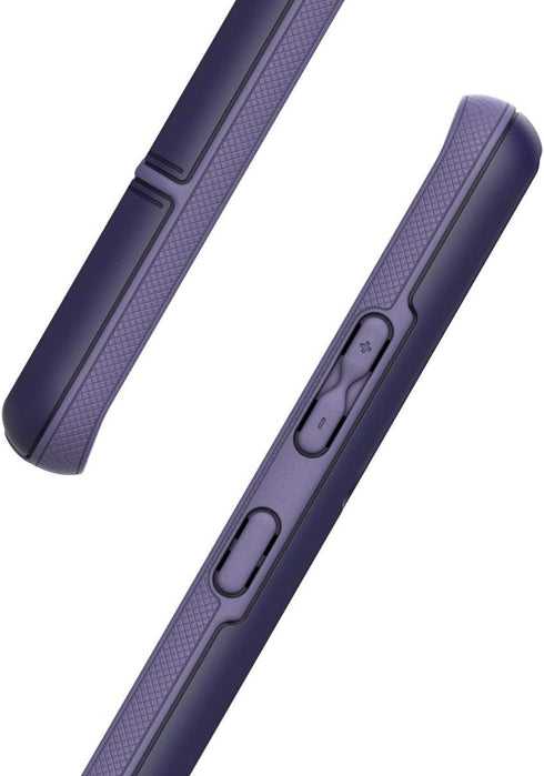 ENCASED Rebel Series Designed for Samsung Galaxy S21 Ultra Case Purple, Protective Heavy Duty Phone Case (Purple)...