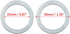 X AUTOHAUX 10pcs Engine Oil Crush Washers Drain Plug Gaskets 22mm ID. 30mm OD. for Car...