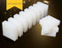 4 Pack White Invisible Pot Feet,Solid Silicone Risers for Plant Pots and Flowers.(Silicone)...