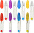 WMYCONGCONG 12 PCS U-Shaped Yarn Scissors Embroidery Thread Cutter Portable Scissors Trimming Nipper with Protective Cover for Arts Crafts Stitch ...