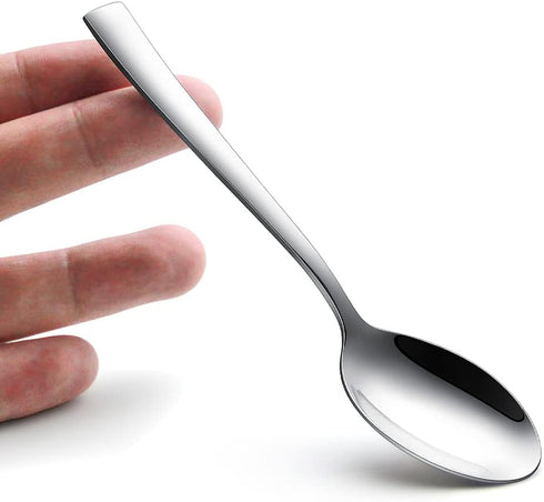 6-Piece Demitasse Espresso Spoons,5.1-Inch Mini Coffee Spoons Stainless Steel Small Spoons Mini Espresso Spoon for Dessert Ice Cream...