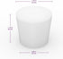 Silicone Rubber Stopper, (10-Pack, Size 6#) Tapered White Silicone Stoppers for Laboratory Sealing...