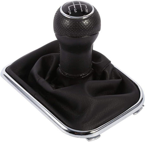 5 Speed Manual Gear Shift Knob Boot Gaitor,Automatic Gear Shift Knob for Bora...