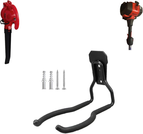 JuforminWeedeater Hanger, String Trimmer Hanger, Weed Eater Rack, Garage Wall Hooks, Power Tool Holder for Garage Wall, Utility Hooks for Garage T...