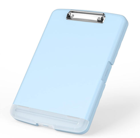 Rimilak Plastic Clipboard with Storage, High Capacity Nursing Clipboards with Pen Holder, Slim Clipboard Storage Box with Heavy Duty Clips, Clipbo...