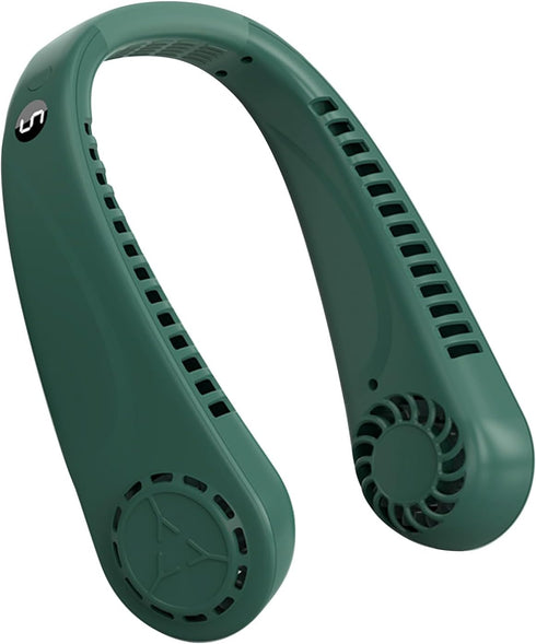 Portable Hands free Bladeless Hanging Neck Fans with Screen Display and 5 Speeds Levels, USB Rechargeable, 360° Cooling Wearable Personal Fan for ...