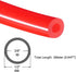 QuQuyi 3/8" (9mm) ID x 1/2" OD Silicone Vacuum Tubing Hose Red High Temperature Food Grade Pure Silicon Tube Air Hose Water Pipe for Pump Transfer...