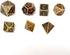 7 Pieces Metal DND Dice Set Retro D&D Polyhedral Dice with Flannel Bag for DND Dungeons and Dragons Role Playing Games (Bronze)...