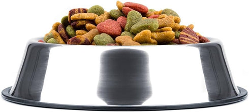 Weebo Stainless Steel Water & Food Bowl for Dogs and Cats | No-Tip No-Slip |Dishwasher Safe |16 Ounce Classic Stainless Steel...