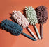 1pc Random Color Microfiber Duster for Cleaning, Hand Washable Dusters Replaceable Microfiber Head, Extendable Pole, Detachable Cleaning Supplies ...