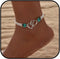 Elastic Beaded Ankle Bracelet for Women Double Layered Beaded Anklet Hollow Hearts Stretch Anklet Cute Boho Heart Foot Jewelry for Summer Beach We...