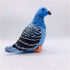 Simulation White Pigeon Stuffed Animal Toy - 8 inch Rock Pigeon Toys, Cute Pigeon as Gift (Blue)...
