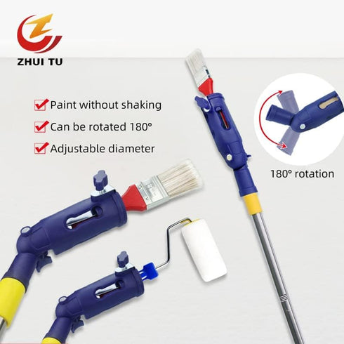 Paint Edger Brush Extender Paint Roller Extension Pole 3.6ft Gripper Paint Edger Tool for Wall Corner Painting Painting Tool Wall Detail Decoratio...