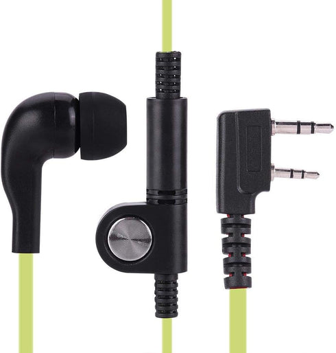 Earphone for Walkie Talkie Radio, 118 cm /46.46 Inch Headset for K Head 2Pin Walkie Talkie Radio, Mic Headphone for Policeman or Security Guards(G...