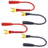 Spade Plugs to 4mm Female Banana Jack Speaker Wire, Banana Jack Female to Y Plug Fork Spades Cable for Speakers, Amplifier, Soldered Construction,...