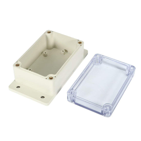 YXQ 100x68x50mm Clear Cover Junction Box Waterproof ABS Project Case Enclosure with Hole Cable Wire Connect Power Wall Hang (3.9 x 2.7 x 2 inches)...