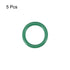 uxcell Fluorine Rubber O-Rings, 14mm OD 10mm ID 2mm Width FKM Seal Gasket for Machinery Plumbing, Green, Pack of 5...