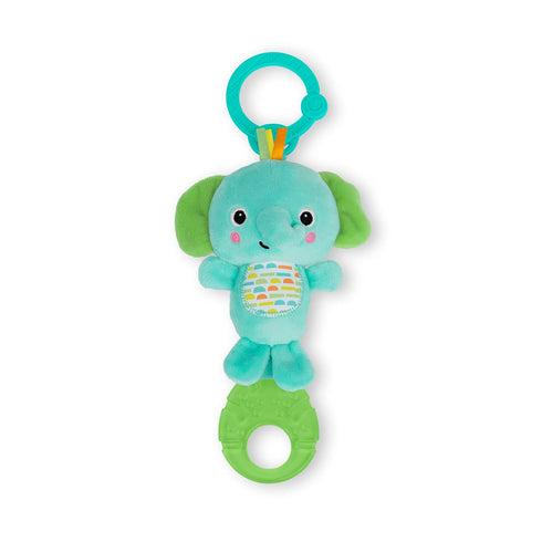 Bright Starts Tug Tunes On-The-Go Toy for Stroller and Carriers - Elephant - Unisex, Newborn +...