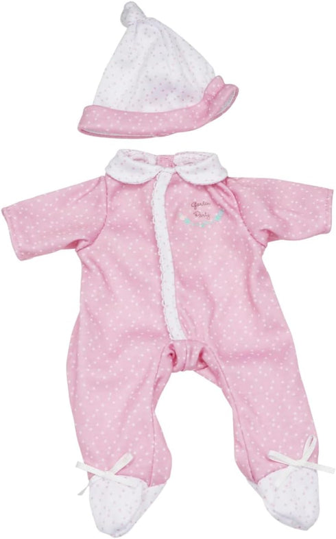 JC Toys | Berenguer Boutique | La Baby Doll Outfit | 2 Piece Pink, White and Floral Print|Washable|Ages 2+|Fits Dolls 9"- 12"...