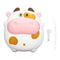 Electric Mini 2 Levels USB Rechargeable Fast Heating Cartoon Cow Night Light Heater (White)...