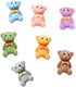 SUKPSY 50 Pcs Flatback Resin Charms Mixed Color Craft Making Embellishments Flat Back Scrapbooking Resin Buttons for Hair Clip Hair Accessories Ph...