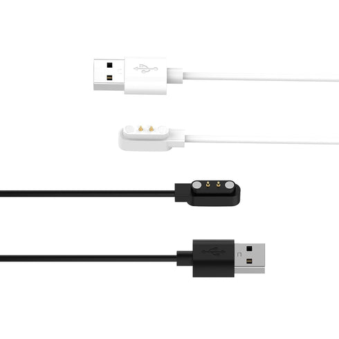 RuenTech Compatible with SKG Smart Watch Charger, 3.3ft Replacement Charing Cable for SKG V7, V7 pro, V7 Cyber, V7-2 Smartwatch (Black&White)...