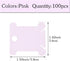 100 Pcs Plastic Floss Bobbin, Embroidery Floss Bobbins, Cross Stitch Embroidery Cotton Thread Embroidery Floss Thread Craft, Pink Embroidery Threa...