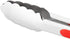 304 Stainless Steel Kitchen Cooking Tongs, 9" and 12" Set of 2 Sturdy Grilling Barbeque Brushed Locking Food Tongs with Ergonomic Grip, Red...