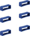 SAVITA 6pcs Watch Strap Holder Loop, Silicone Watch Band Keeper Retainer Fastener Ring Parts for Smart Watch Band Wristband Replacement (Dark Blue...