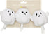 Pearhead Plush Squeaky Ghost Dog Toys, Halloween Stuffed Pet Toy, Dog Owner Must Have Accessories, Spooky Ghosts Fall Dog Toys, Set of 3...