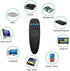 BPR2S Plus Air Mouse Remote Control Bluetooth Voice Remote Control 2.4G RF Remote with USB Receiver 6 Axis Gyroscope Support IR Learning TV 4 Keys...