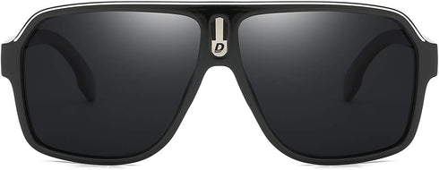 DUBERY Mens Oversized Aviator Sunglasses Classic Large Polarized Lens Shades D103...