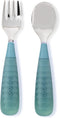 NumNum Toddler Utensils, Pre-Spoon, Fork & Spoon GOOtensils - 4th Stage Silverware Feeding Kids Aged 2+ Years w/Stainless Steel Heads - Silicone F...
