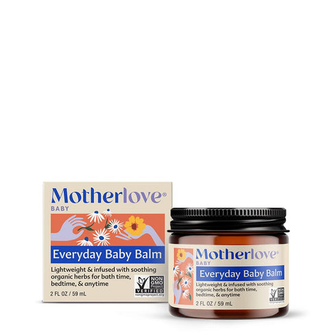 Motherlove Everyday Baby Balm (2oz) Plant-Based, All-Natural Baby Essential for Newborns, Infants, & Toddlers—Moisturizing Herbal Salve w/Calming ...