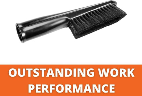 Fein Vacuum Brush for Superior Debris Removal - Efficient Cleaning Attachment for Turbo Wet/Dry Dust Extractors, Natural Bristles, 4-3/4 x 1-3/4" ...