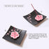 Japanese Ceramic Handmade Cute Cherry Blossom Incense Stick Holder or Incense Burner Holder, Unique Ash Catcher Inscent Tray and Decorative Gift, ...