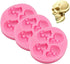 Chocolate Candy Molds, Halloween Skulls Silicone, Fondant Mold for Cake Decoration Wedding Party Supplies Set of 3...